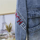 Women Spring Mid-length Denim Jacket Female Loose Versatile Autumn Large Size Hooded Casual Denim Coat