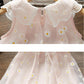 Girls Dress Summer Flower Skirt Girl Baby Cute Princess Skirt Fluffy Girl Sleeveless A-line Skirt Mesh Dress