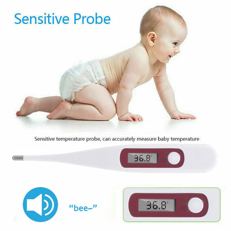 LCD Digital Thermometer Body Fever Electronic Digital Temperature Measuring Tools for Children Adult