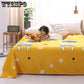 Flower Pattern Bed Sheet One-piece Four Seasons Universal Cotton Household Sheets Queen Size Bedding