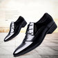 Men Dress Shoes Business Wedding Shoes Male Formal Shoes PU Leather Oxfords Pointed Toe Loafers shoe