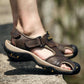 Sandals Leather Men's Shoes Outdoor Beach Shoes Men's First Layer Cowhide Sandals Men's Shoes