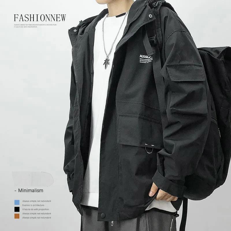 Autumn Tooling Jacket Men's Trendy Brand Top Loose Casual Versatile Functional Jacket Top