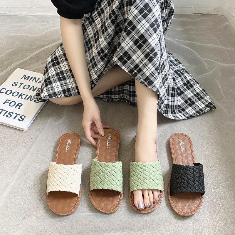 Slippers, Women's Summer Wear  Home Non-slip Shoes  Female Students  Korean Fashion Shoes  Ladies Sandals