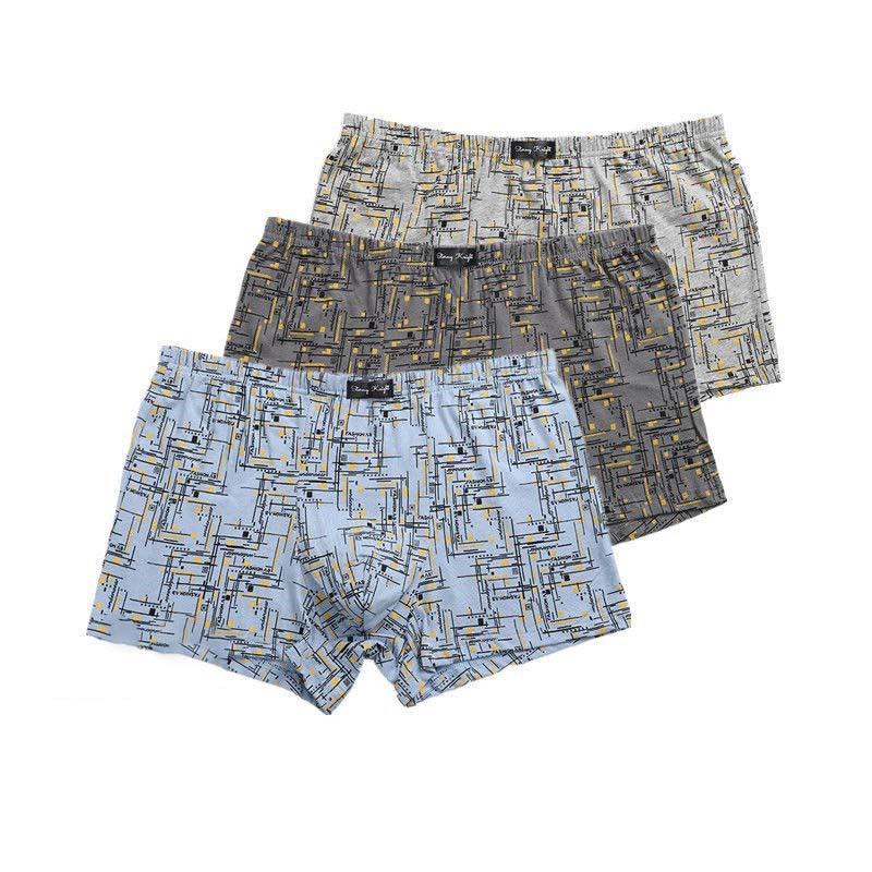 Men's Underwear Cotton Flat Angle Shorts Youth Printing Trend Sexy Loose Shorts