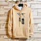 WTEMPO Spring & Fall Sweater Suit Men Hooded Pullover and Pants Casual Loose Sports Suit for Teen Student