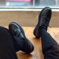 Men's Breathable Leather Shoes Korean Increase British Pointed Business Suits Men's Leather Shoes