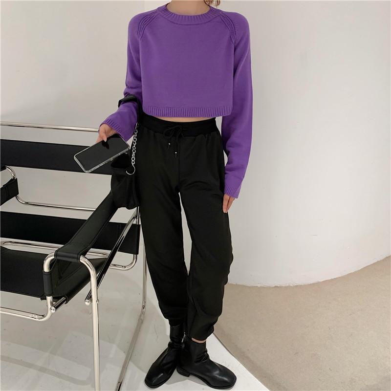 Outer Wear Design Two-wear Strap Backless Knit Sweater Women Leaking Crop Top  Short Knit Jumper