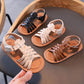 Girls Sandals Summer Princess Net Red Soft Bottom Children's Sports Roman Woven Children's Beach Shoes