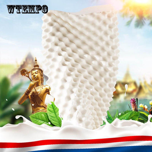 Comfortable massage pillow Thai latex pillow natural rubber pillow cervical pillow adult