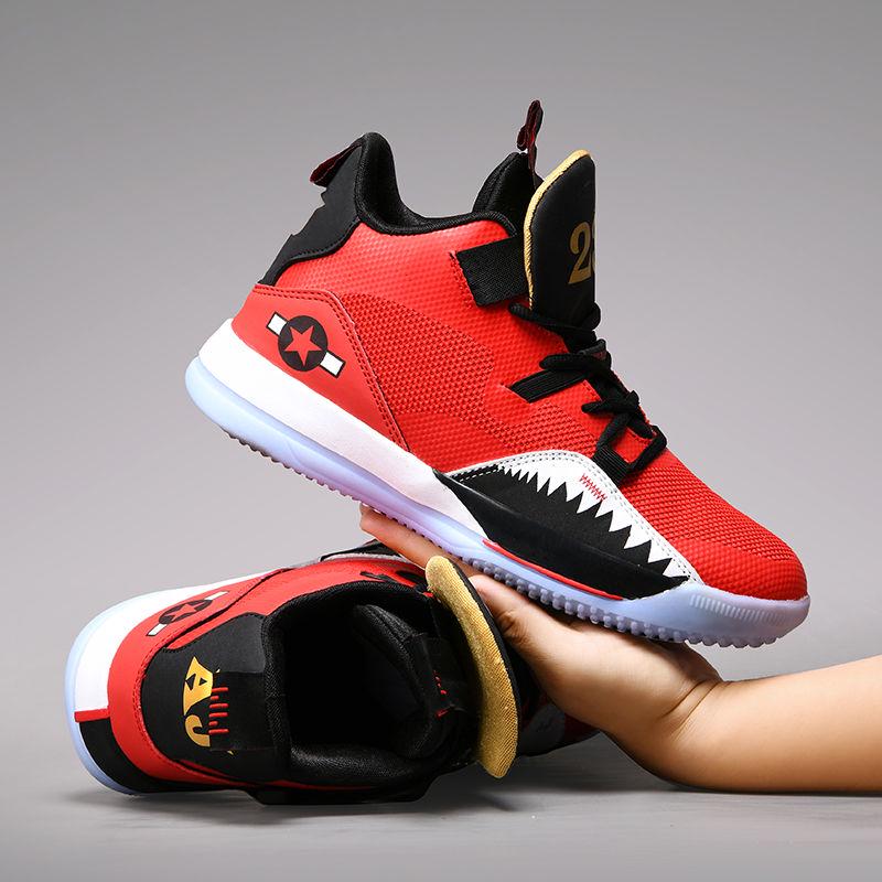 Basketball shoes men cushion basketball shoes light Color matching Men's outdoor sports shoes