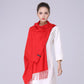 Pure Color Faux Cashmere Scarf Shawl Dual-use Wild Thick Long Section Ladies Warm Knitted Big Scarf Soft Fabric Temperament Shawl