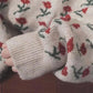 Retro Hooded Christmas Sweater Female Student Korean Loose Casual All-match Outer Wear Thick Autumn  Winter