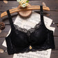 Fashion Seamless Lace 3/4 Cups Gathered Bra on The Inside Outside Wearing A Beautiful Back Vest Bra