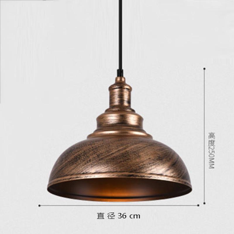 Nordic retro industrial chandelier LED lamps living room dining room chandeliers light chandelier