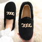 Women's Autumn and Winter Beanie Shoes Women's Warm Thick-soled Flat Outer Wear Fleece Padded Shoes