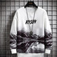 Men's Round Neck Sweater Autumn Trend Loose Long-sleeved Style Sweatshirts Fashionable and Handsome Upper Clothes