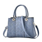 Luxury Top-Handle Bags Solid Color High Quality PU Leather Handbags for Women Bags Large Capacity Personality European Style Crossbody Bag