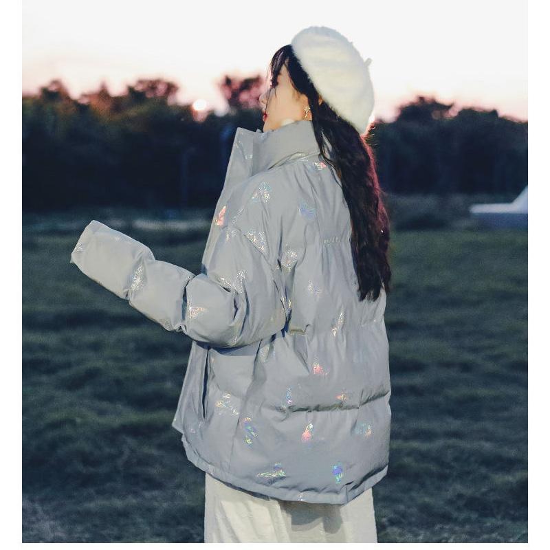 Down Jacket Cotton Coat Korean Style Loose Thick Student Bread Coat