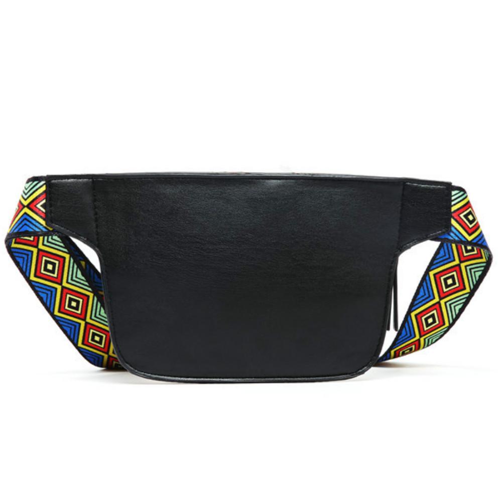 Waist Bag Couple Portable Plant Pattern Chest Bag Shoulder Bag Outdoor Sports Shoulder Bag