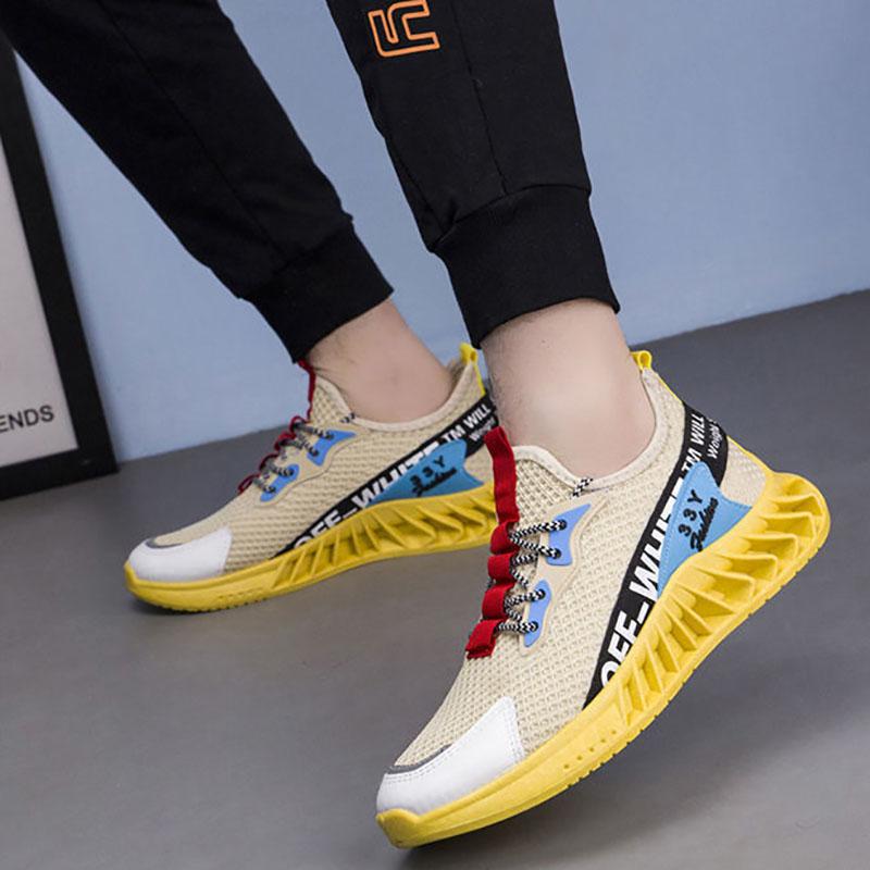 Spring and Summer Men's Shoes Trend Sports Casual Running Shoes Breathable Mesh Men's Single Shoes