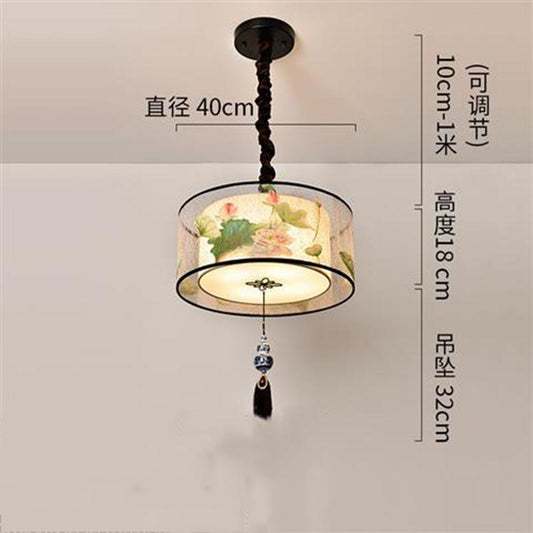 Chinese Chandelier Lamp Retro Chinese Style Living Room Dining Room Study House Private Room Lamp