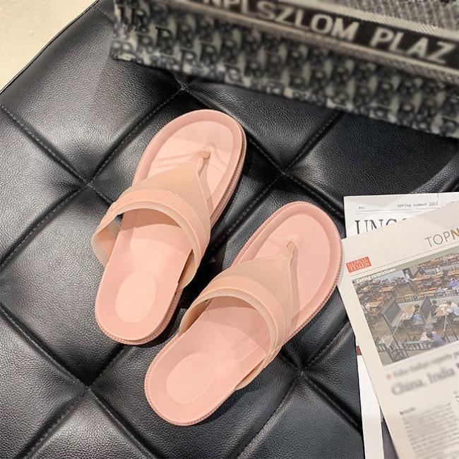 Women's Sandals Ladies Clip Toe Wedges Thong Shoes Fashion Embroidery Platform Buckle Casual Female Beach Shoes