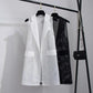 Women's Large Size Hollow out Vest Summer Sleeveless Cardigan Loose coat Mid-length Thin Coat Sun Protection