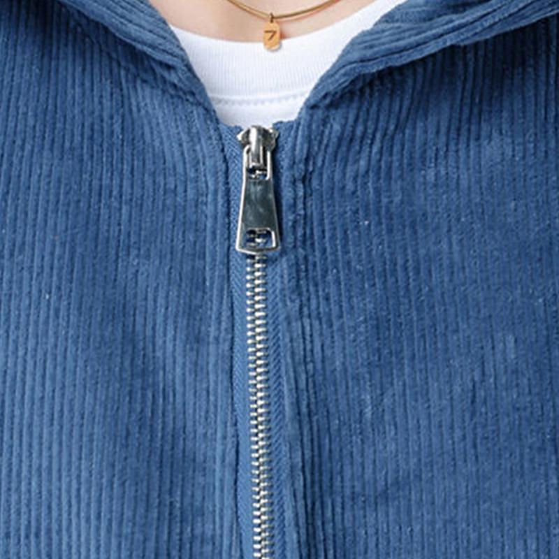 Women's Corduroy Jacket Spring and Autumn 2021 Loose Large Size Short Jacket Jacket Casual Sweater Women