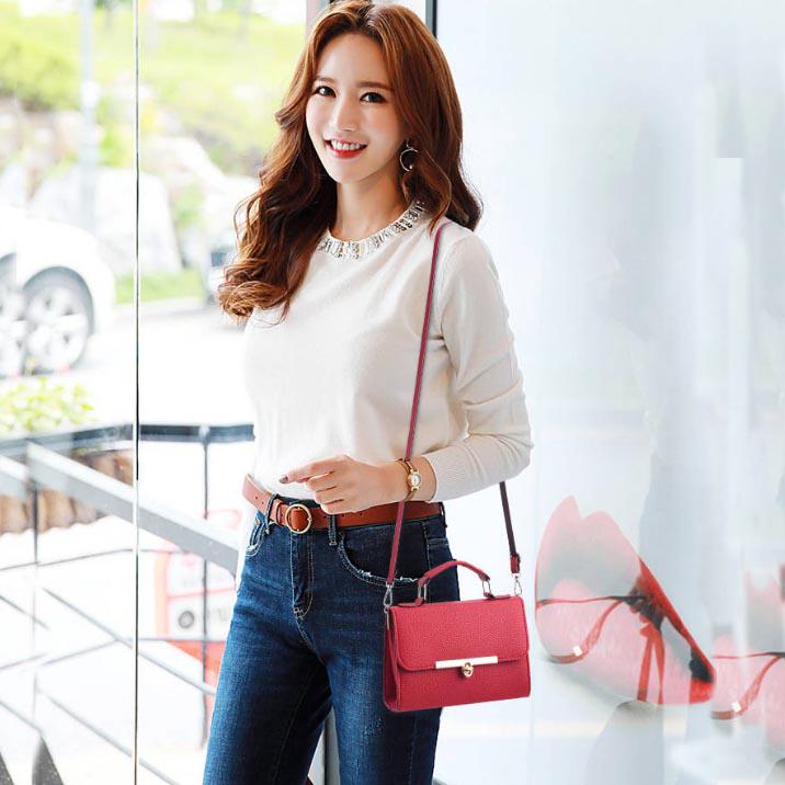 Ladies Messenger Bags Leather Small Shoulder Bags Women Crossbody Bag for Girl Women Handbags