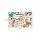 [Wall sticker ]Animal Paradise Wall Stickers For Kids Rooms Nursery Deer Bear Butterfly Children Bed