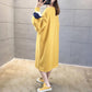 Large Size Mid-length Women's Sweater Autumn and Winter Fashion Trend with Letters Solid Color Women's Jacket