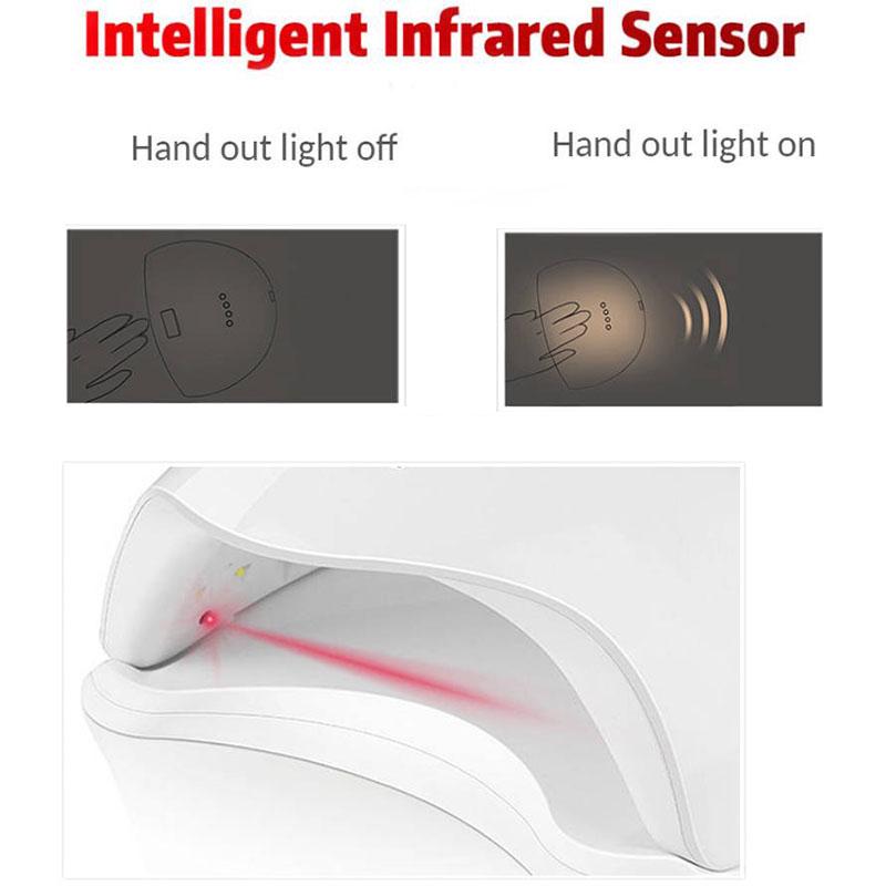 UV LED Lamp 36 PCS LED Nail Dryer For All Gel Polish Quick Drying With Auto Sensor Manicure