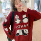 Autumn  Winter Cartoon Pullover Sweater Casual Fashion Long-sleeved Loose Sweater Girl Student Jacket
