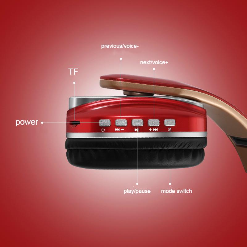 Wireless Headphones Bluetooth 4.0 Gaming Hifi Headset Noise Canceling Earphone for Computer with Mic