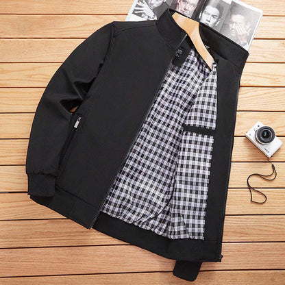 Spring and Autumn Equipment Middle-aged Men's Jacket Thin Leisure Large Code Casual Coat