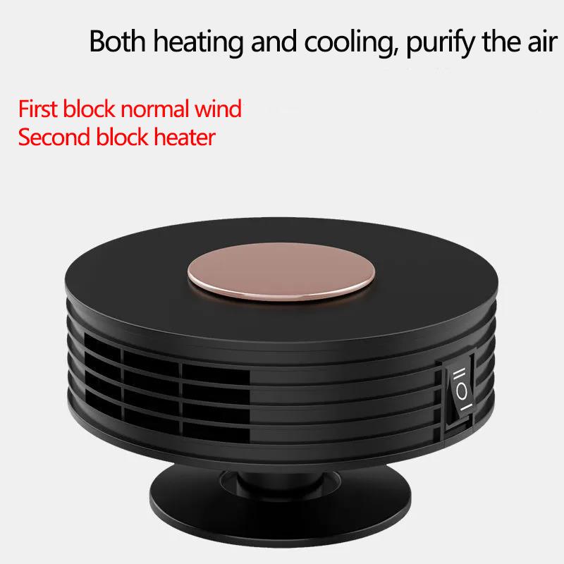 200W Car Electric Heater Windshield Defroster Clothes Dryer Portable Air Purifier for Car Truck RV SUV