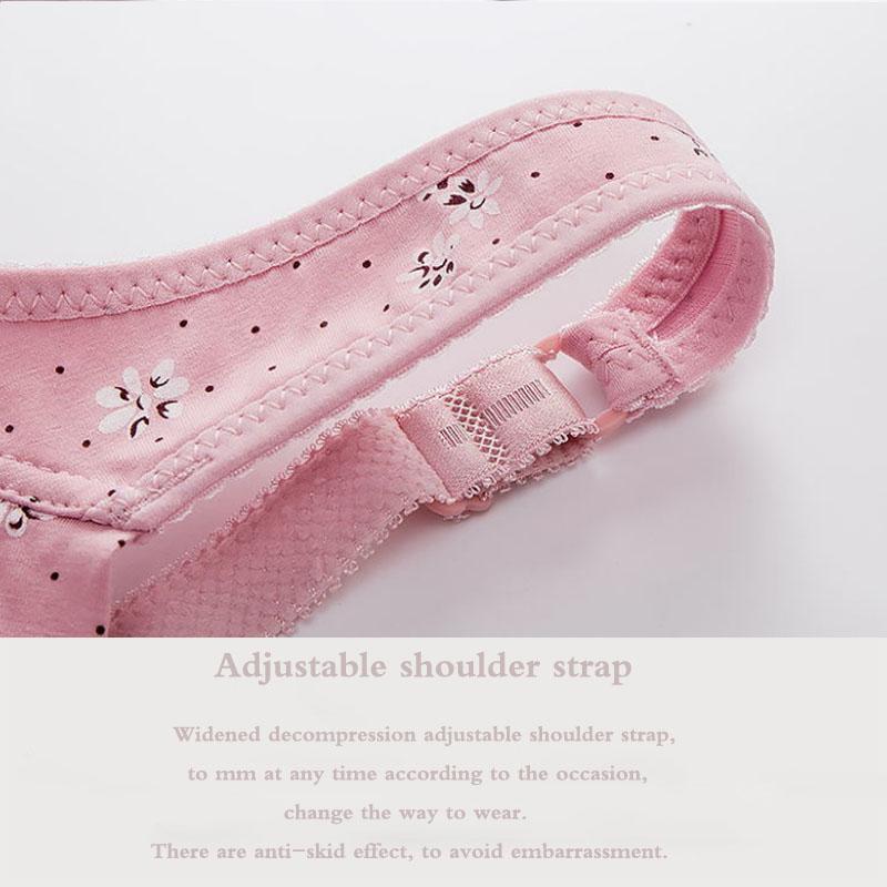 Oversized Women's Underwear Full Cup Adjustable Underwear Mom Comfort Bra Receiving Deputy Milk Thin Bra