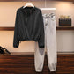 Plus Size Women's Autumn Suit Women's 2021 Dress Women's All-match Jeans Two-piece Suit