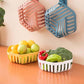 Creative Fruit Storage Basket Snack Living Room Tea Several Home Storage Basket Modern Minimalist Hollow Supplies Storage Box