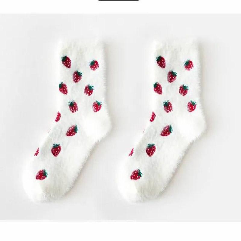 Mink Velvet Floor Socks Winter Women's Fur Socks Home Leisure Sleep Socks Thickened Plus Velvet Socks