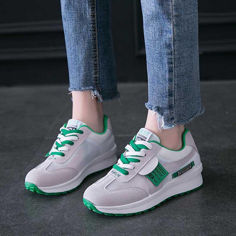 Plus Size 35-40 Summer Ins Women Mesh Animal Sneakers Students Breathable Running Basketball Shoes Shockproof Non-slip Shoes