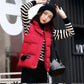 Autumn and Winter Models Short Cotton Vest Women Korean Version Was Thin Student Cotton Vest Jacket Vest