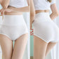 5Pcs/Set Women's High Waist Seamless Cotton Underpants Female All-match Solid Color Large Size Causal Soft Briefs