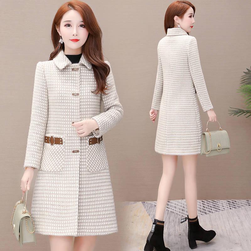 Woman's Coat Slim Fit Jacket Female Autumn Winter Coat Women Solid Temperament Elegant Women Coat