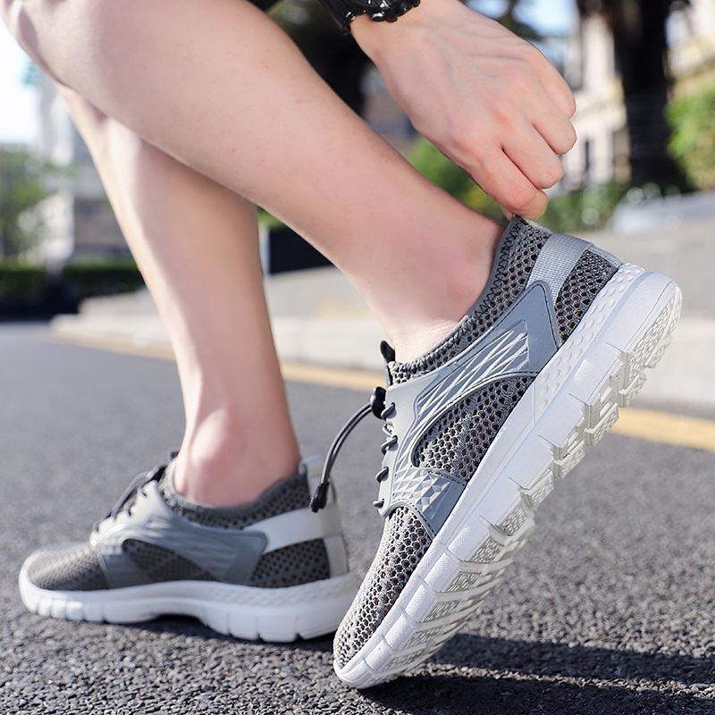Plus Size 38-44 Outdoor Water Sneakers Men Non Slip Hiking Climbing Aqua Shoes Beach Barefoot Upstream Shoes Seaside Footwear Male