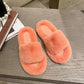 Fashionable Furry Cotton Slippers Ladies Slippers Keep Warm In Autumn and Winter Leisure Home Furnishing