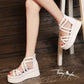 Schoolgirl Sandals Korean Style Outdoor Summer Shoes Comfortable and Versatile Platform Shoes Bloggers Must Push Women's Roman Shoes