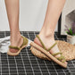 Super Good-looking Roman Sandals, Women's Hemp Rope, Two-wear Slippers, Women's Shoes, Summer Students All-match