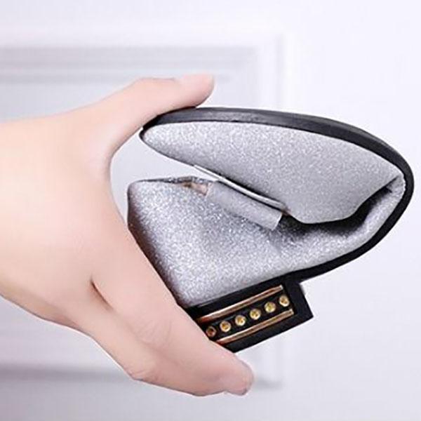 Spring and Summer Pumps Women's Pointed Toe Low-heeled Shoes Korean Style Thick-heeled Work Shoes